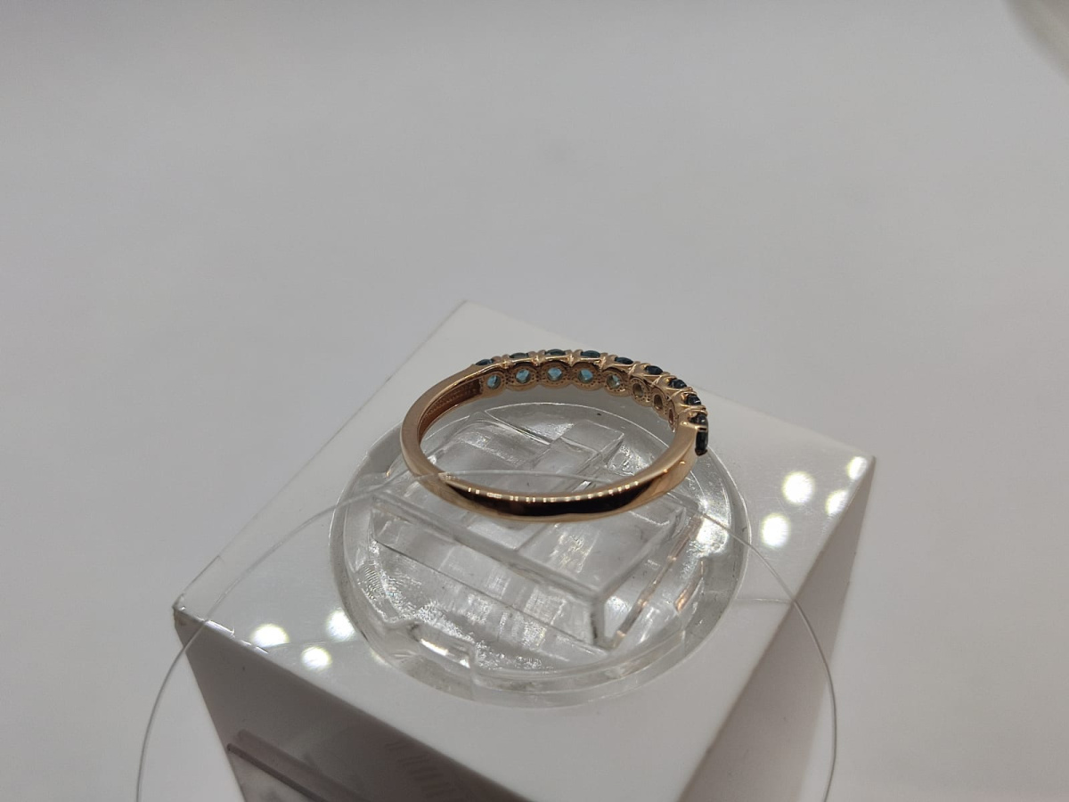 КОЛЬЦО ЛОНДОН-ТОПАЗ (Au 585)