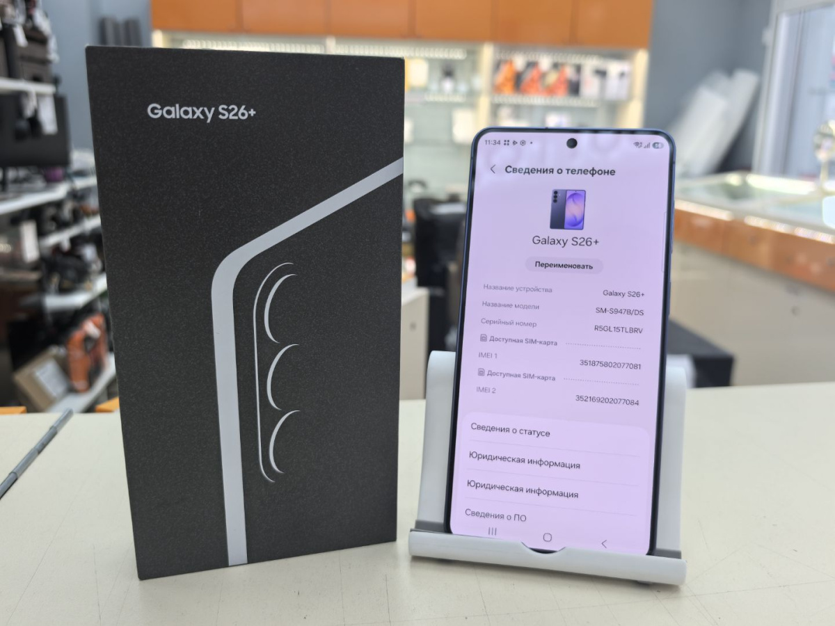 Смартфон Samsung Galaxy S26+ 12/256