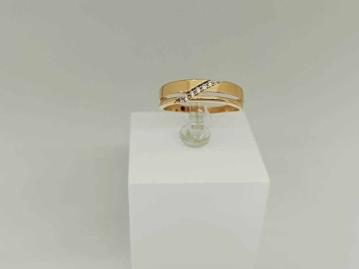 КОЛКМИ585 КОЛЬЦО С КАМНЯМИ (Au 585)