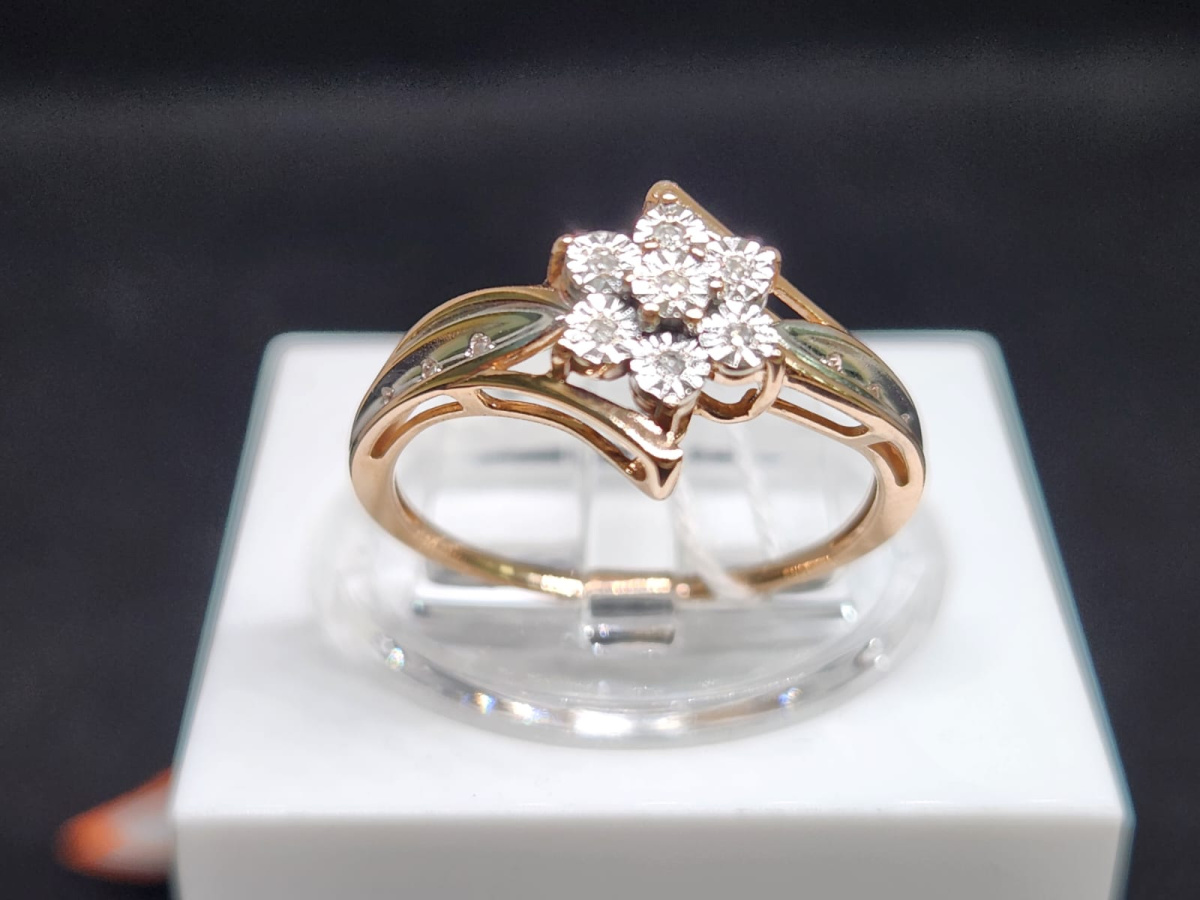 КОЛЬЦО БРИЛЛИАНТ Au 585