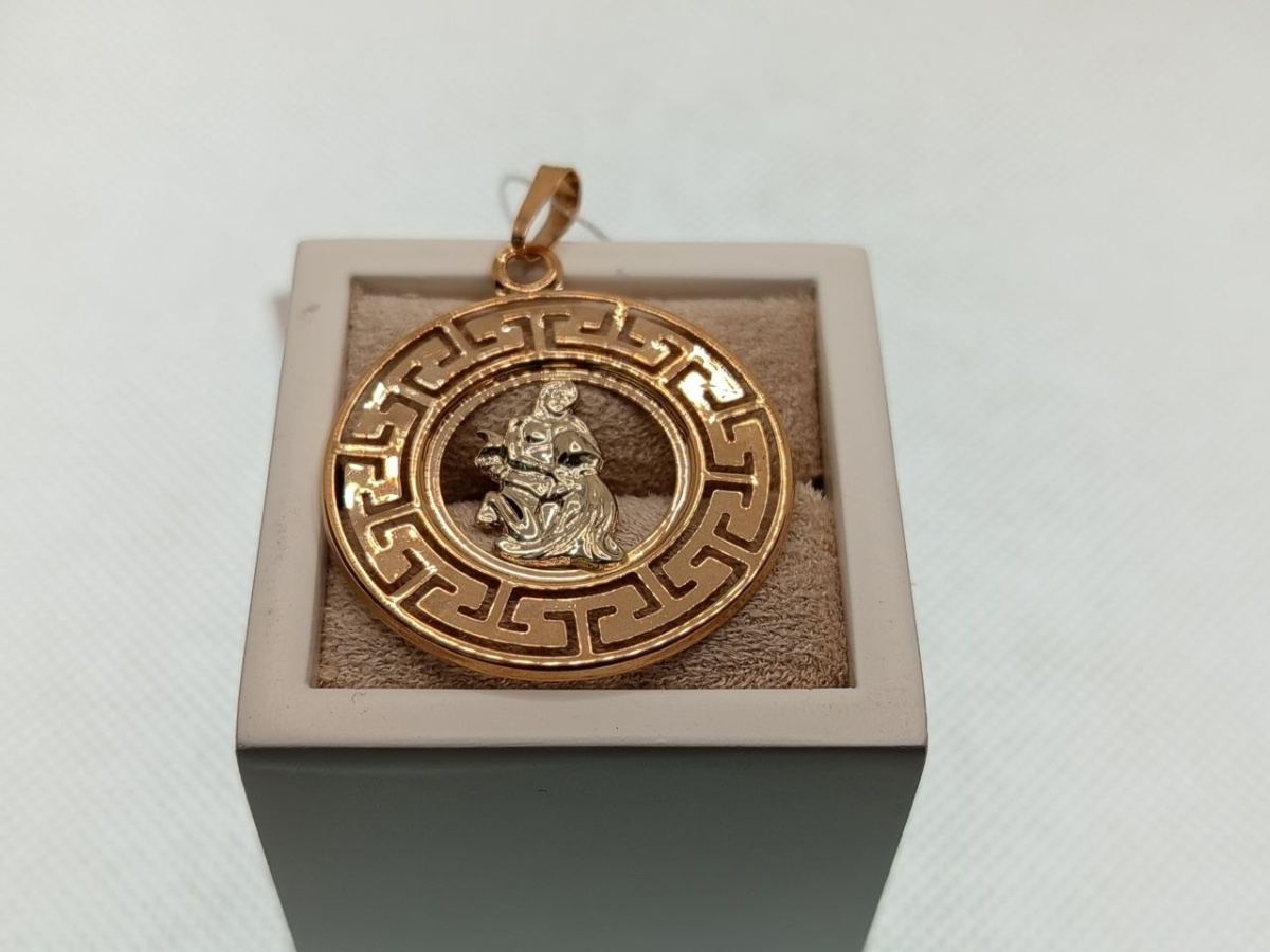 ПОДВЕСКА ЗНАК ЗОДИАКА ВОДОЛЕЙ (Au 585) ПОДВЕСКА ЗНАК ЗОДИАКА ВОДОЛЕЙ (Au 585)