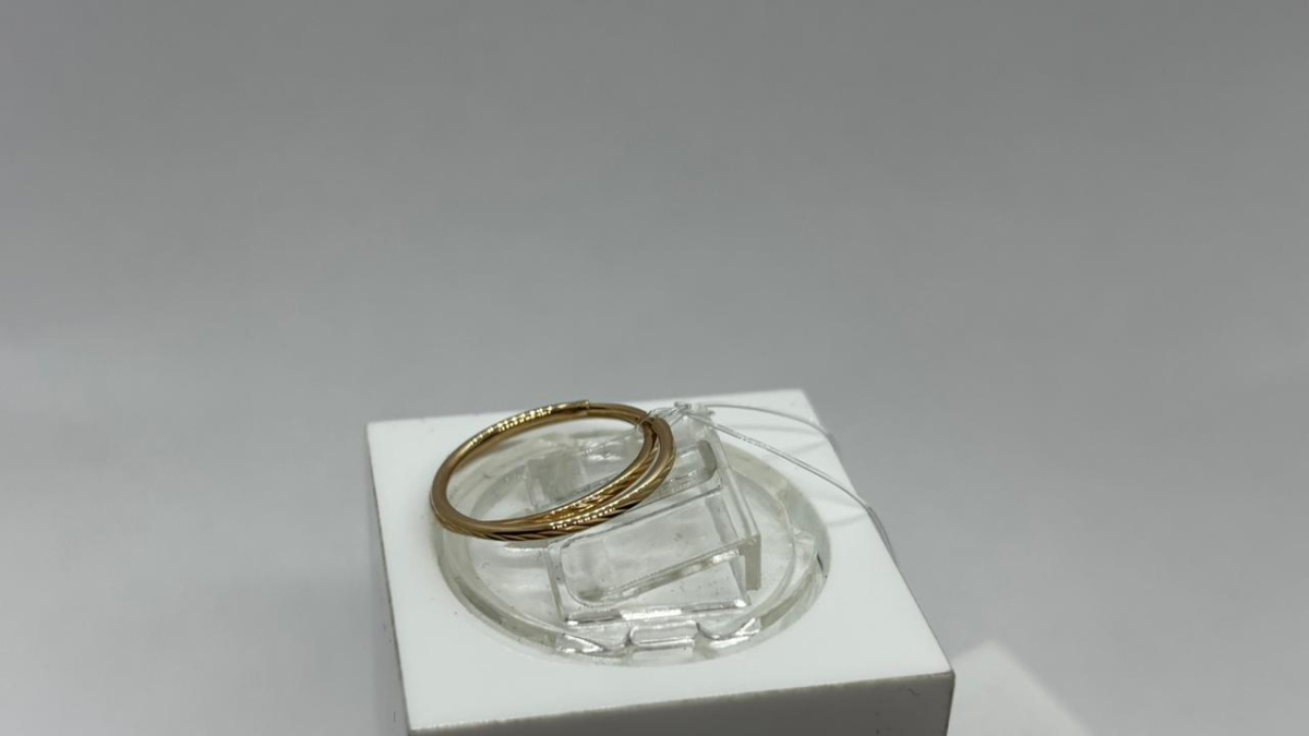 СЕРЬГИ КОНГО без камня (Au 585)