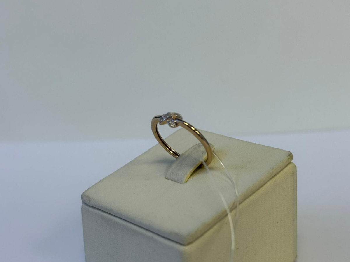 КОЛЬЦО С КАМНЯМИ (Au 585)