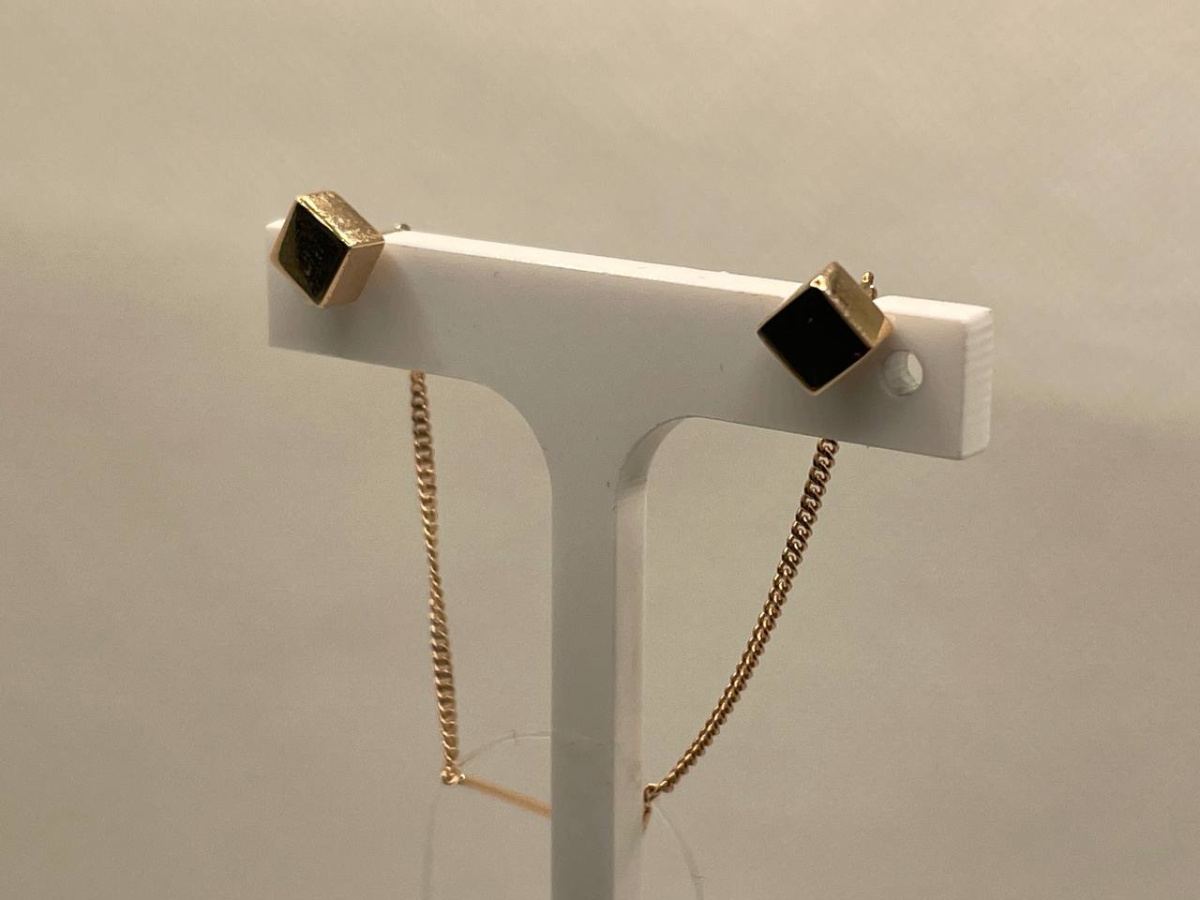 СЕРЬГИ ПРОДЕВКИ без камня (Au 585)