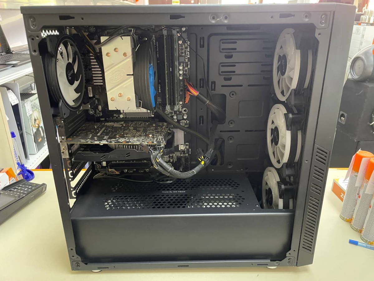 Системный блок DEXP; FX-8320, GeForce GTX 1060 3GB, 12 Гб, 500 Гб, Нет