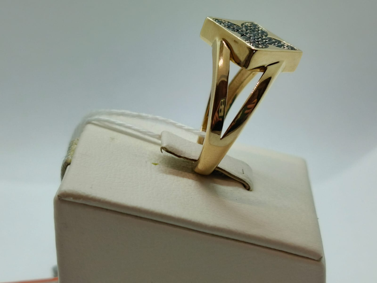 КОЛКМИ585 КОЛЬЦО С КАМНЯМИ (Au 585)
