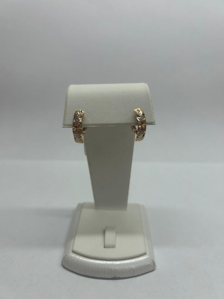 СЕРЬГИ БЕЗ КАМНЯ (Au 585)