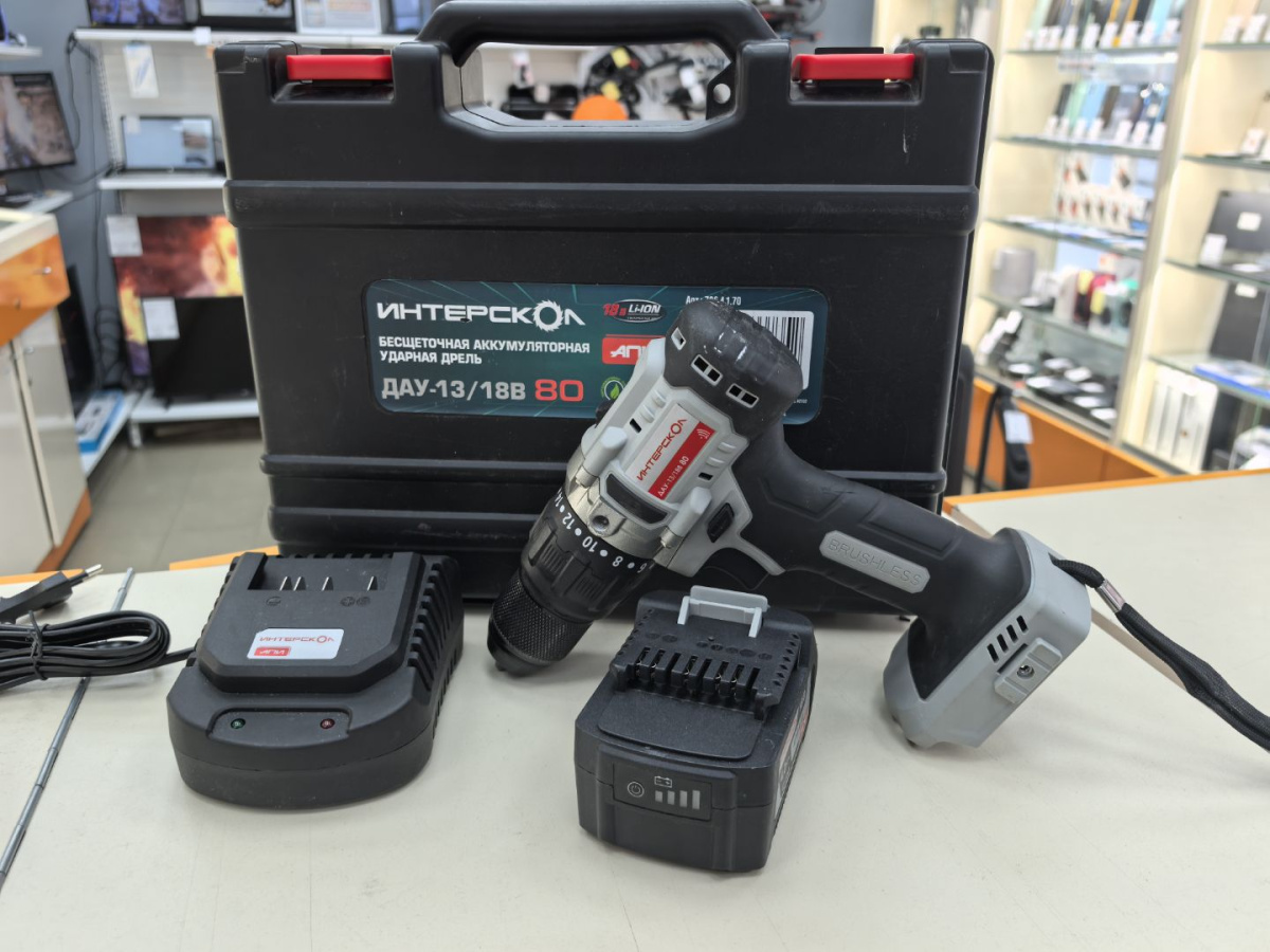 Шуруповерт Интерскол ДАУ-13/18В