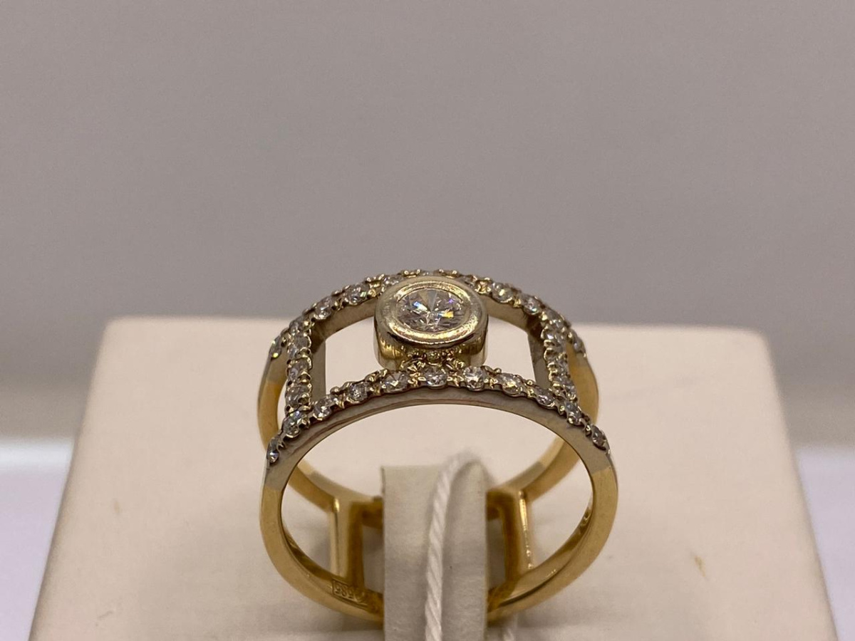 КОЛЬЦО БРИЛЛИАНТ Au 585