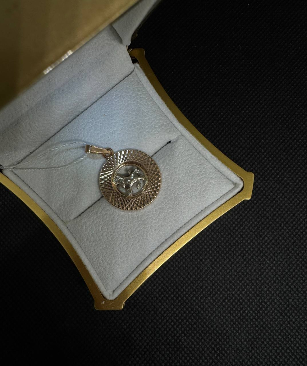 КрСПАлев ПОДВЕСКА ЗНАК ЗОДИАКА ЛЕВ (Au 585)