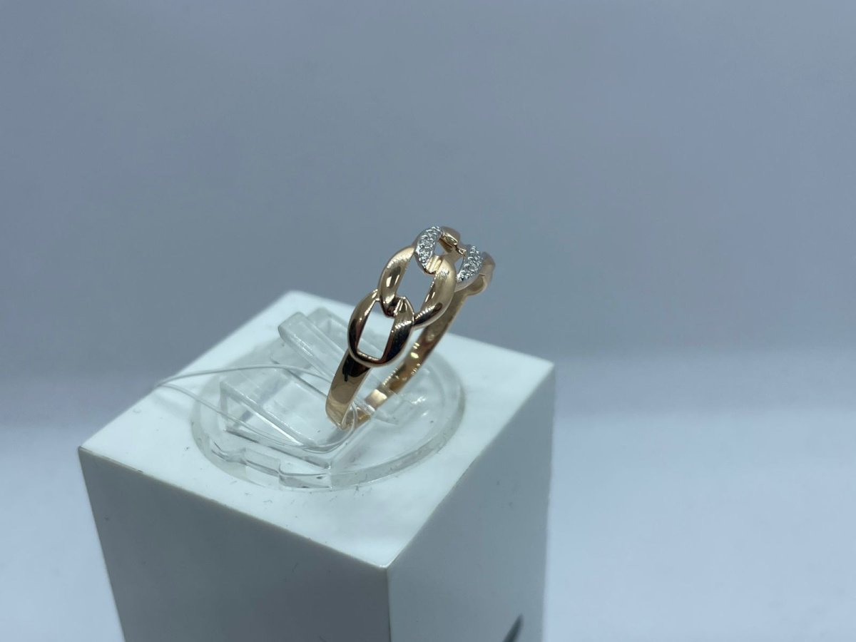 КОЛЬЦО С КАМНЯМИ (Au 585) КОЛЬЦО С КАМНЯМИ (Au 585)