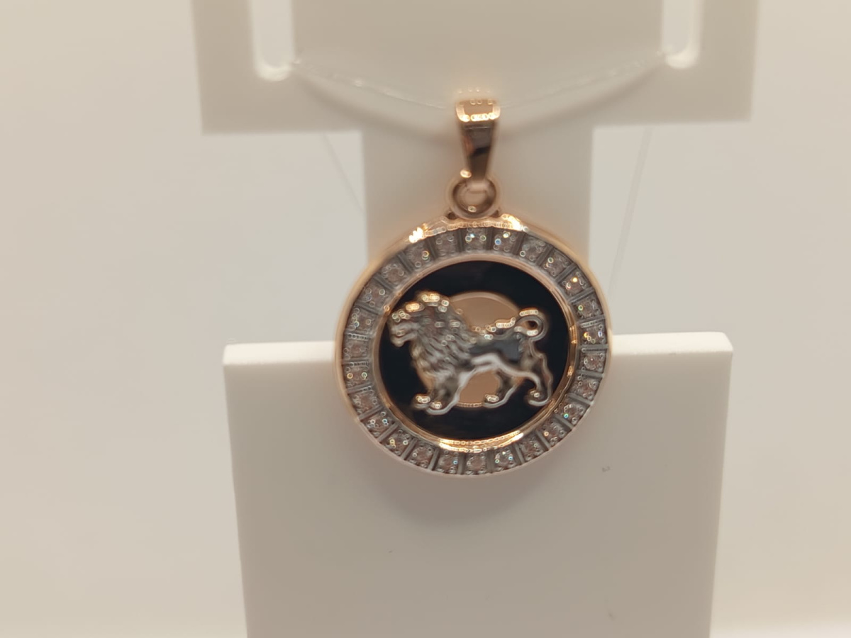 ПОДВЕСКА ЗНАК ЗОДИАКА ЛЕВ (Au 585)
