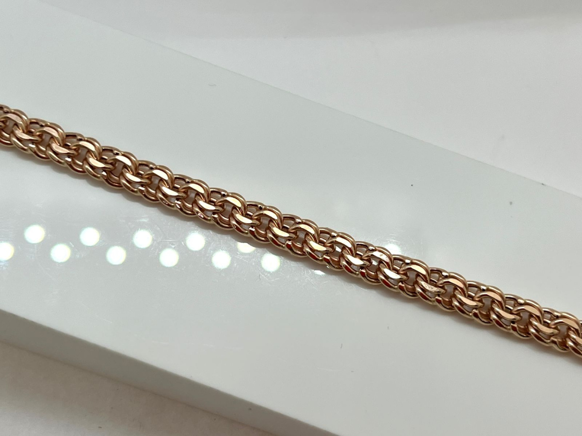 10100380120 БРАСЛЕТ ПУСТОТЕЛЫЙ Бисмарк (Au 585)