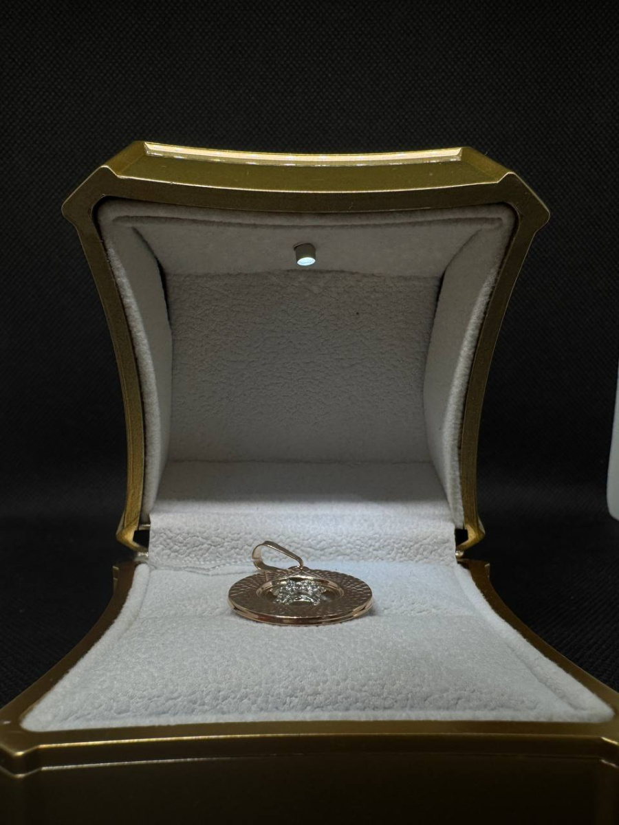 ПОДВЕСКА ЗНАК ЗОДИАКА БЛИЗНЕЦЫ (Au 585)