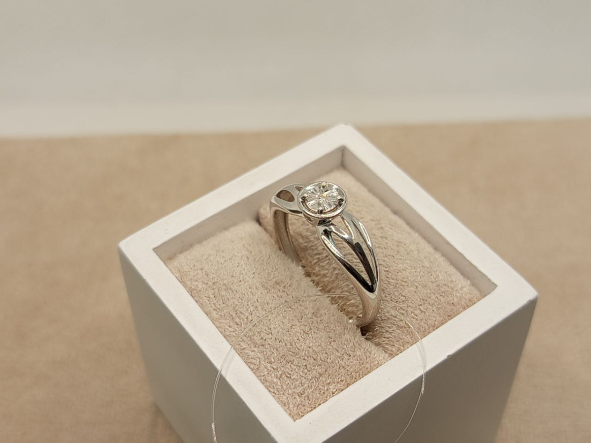 КОЛЬЦО БРИЛЛИАНТ (Ag 925)