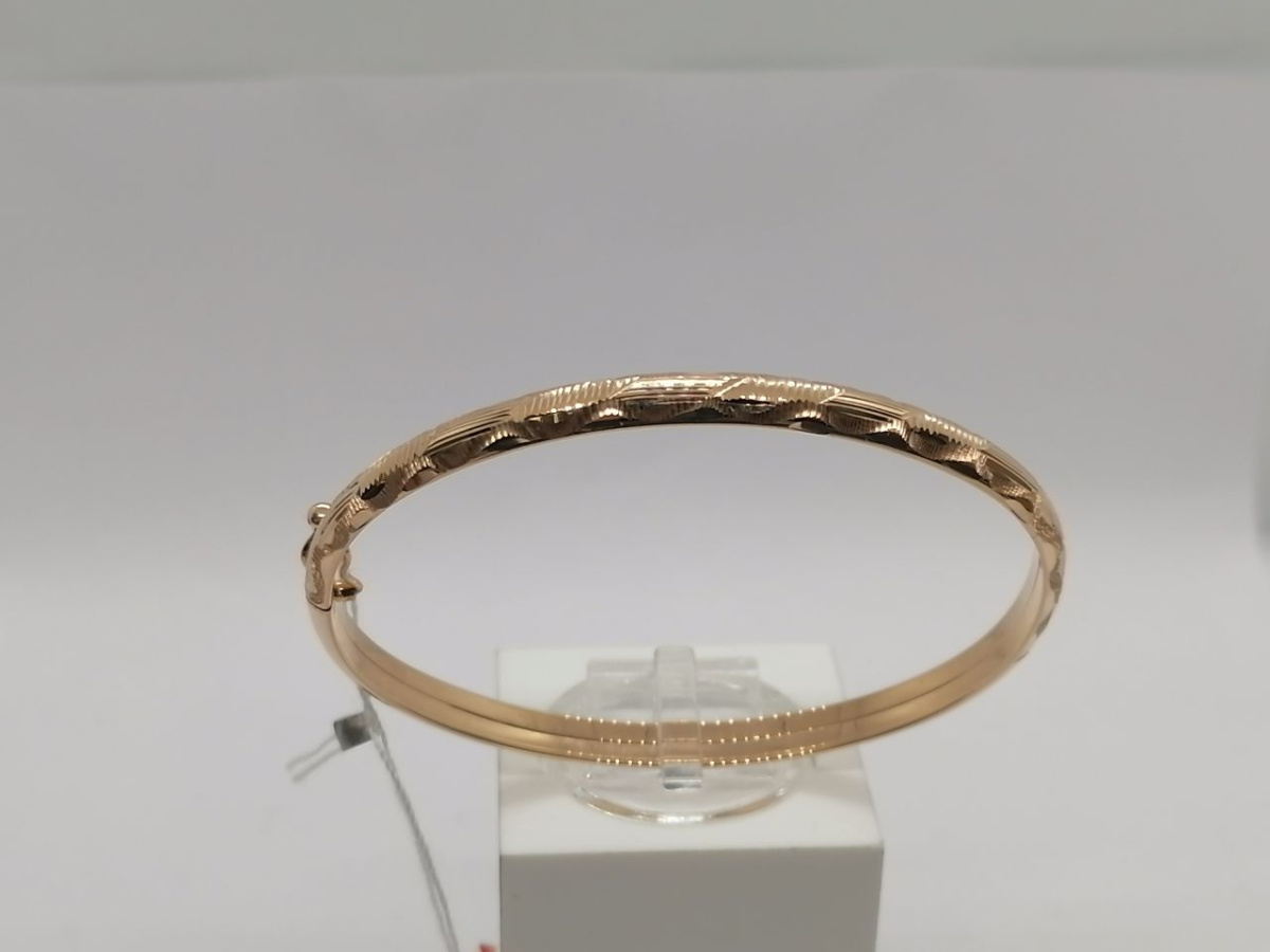 А 022164 БРАСЛЕТ ЖЕСТКИЙ без камня (Au 585)