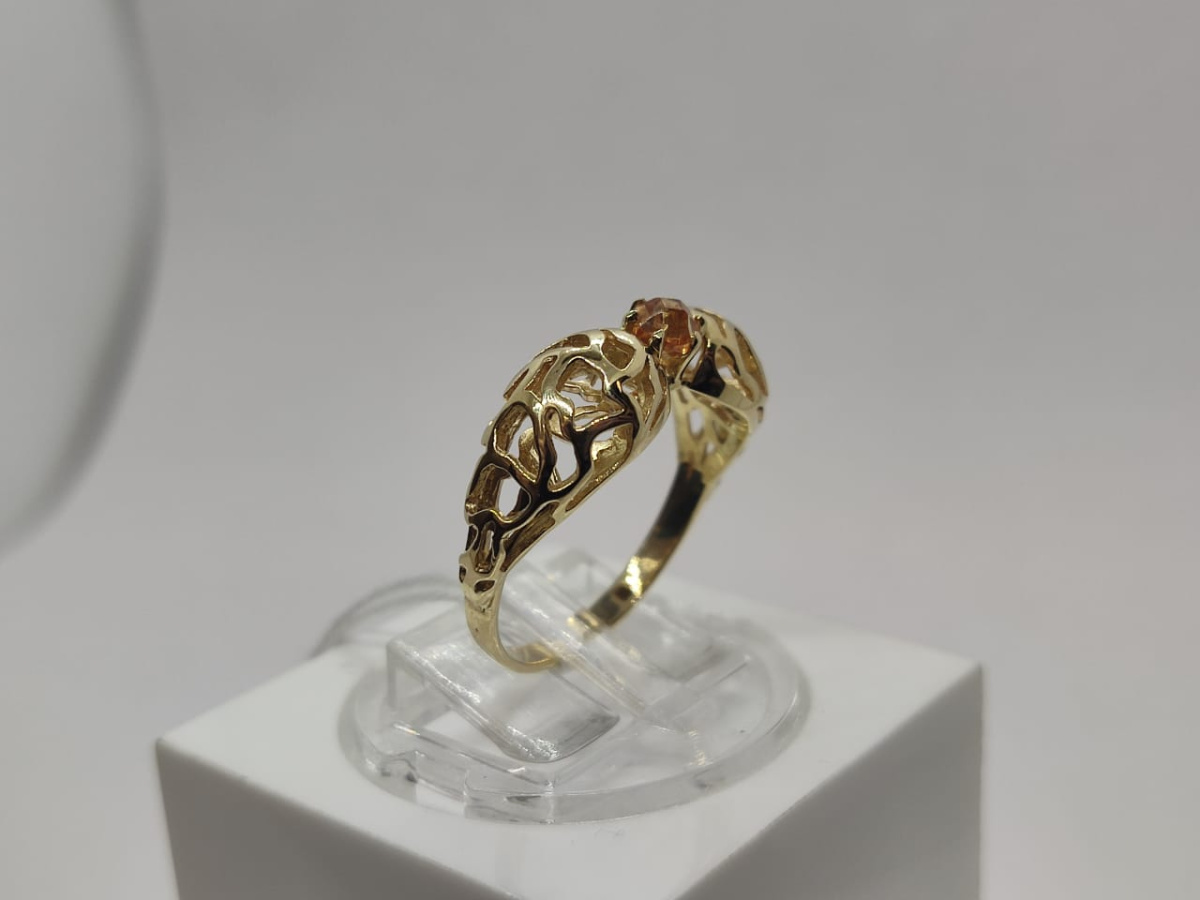 КОЛЬЦО С КАМНЕМ (Au 585)