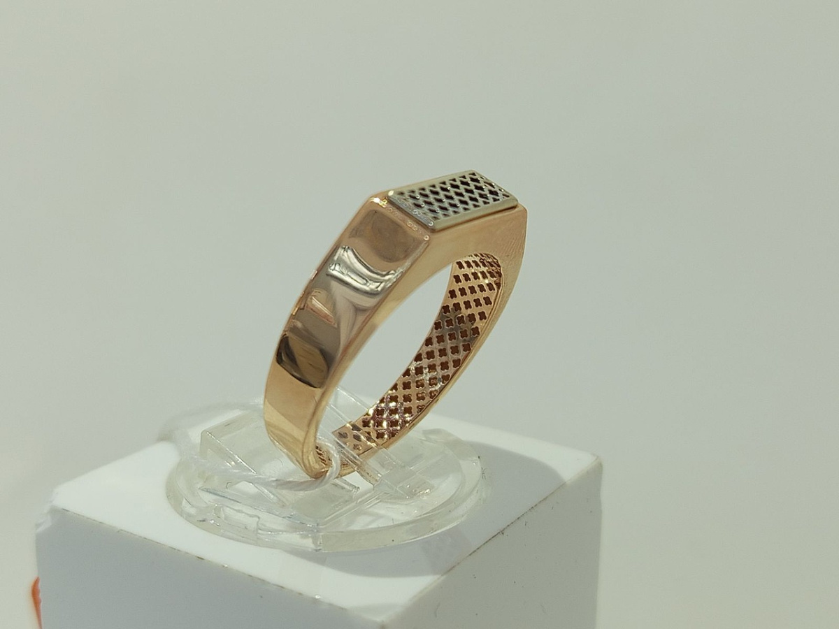 ПЕЧКМ585 ПЕЧАТКА С КАМНЕМ (Au 585)