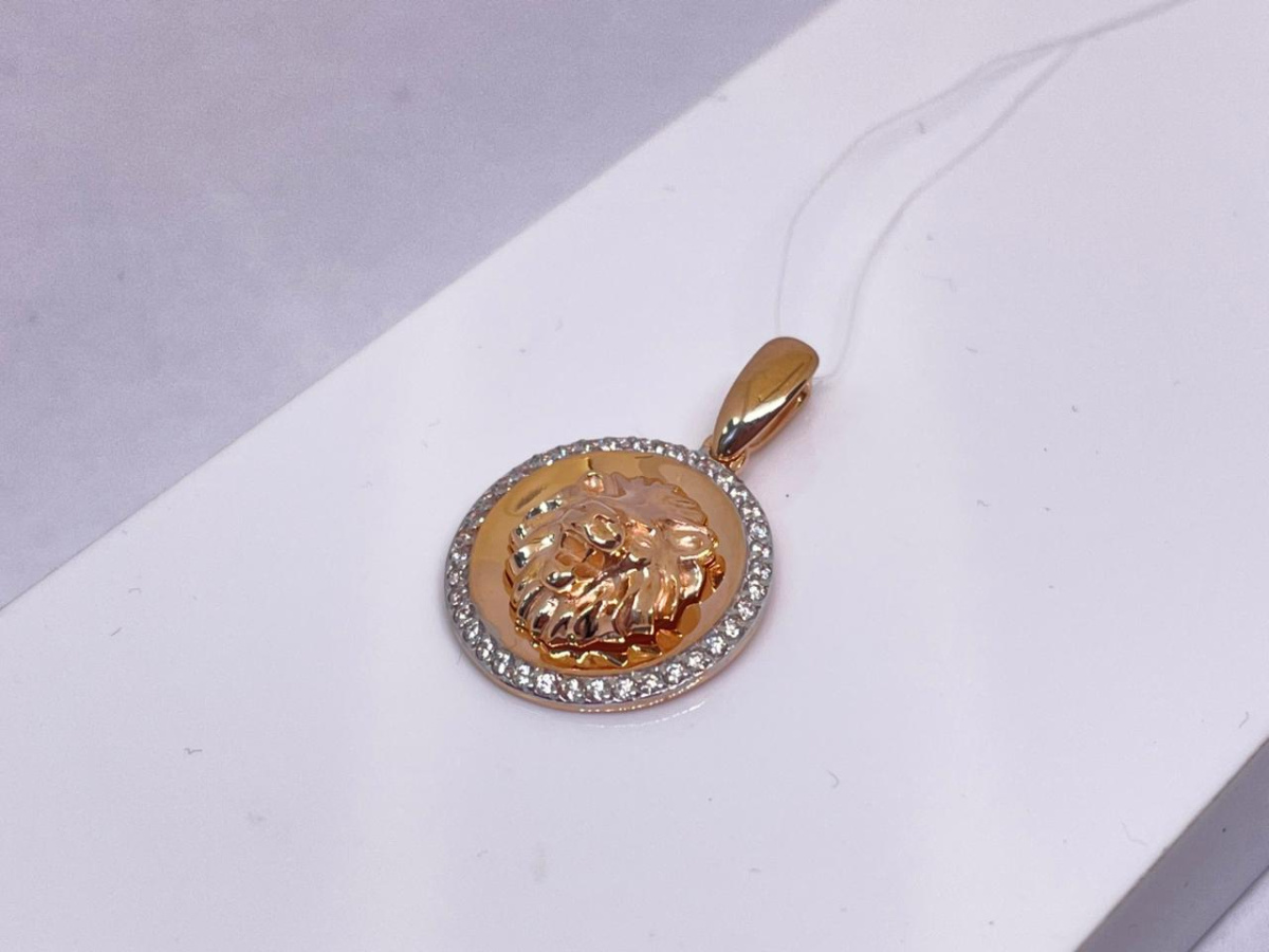 ПОДВЕСКА С КАМНЯМИ (Au 585)