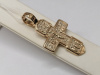 ПОДВЕСКА КРЕСТ БЕЗ КАМНЯ (Au 585)