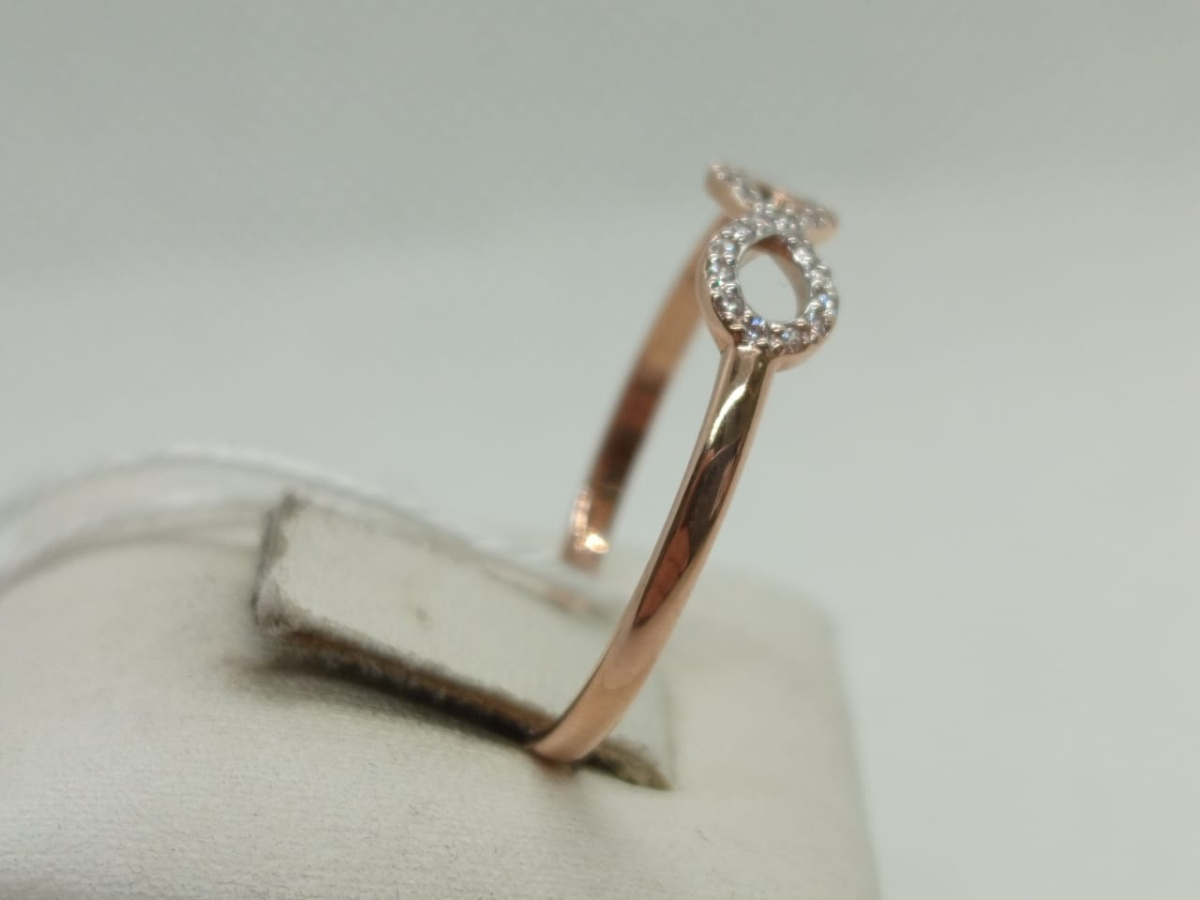 КОЛКМИ585 КОЛЬЦО С КАМНЯМИ (Au 585)