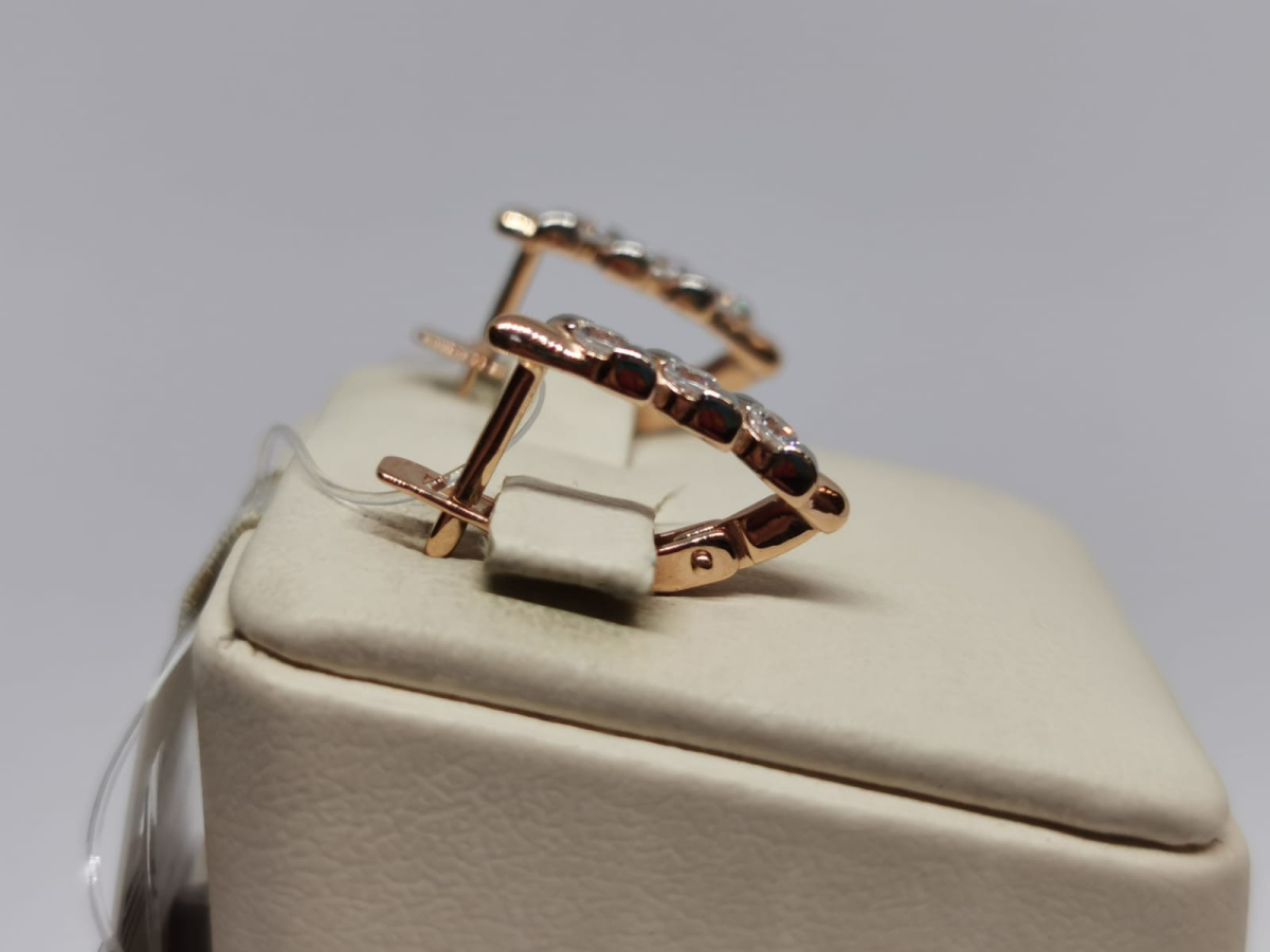 СЕРЬГИ С КАМНЯМИ (Au 585)