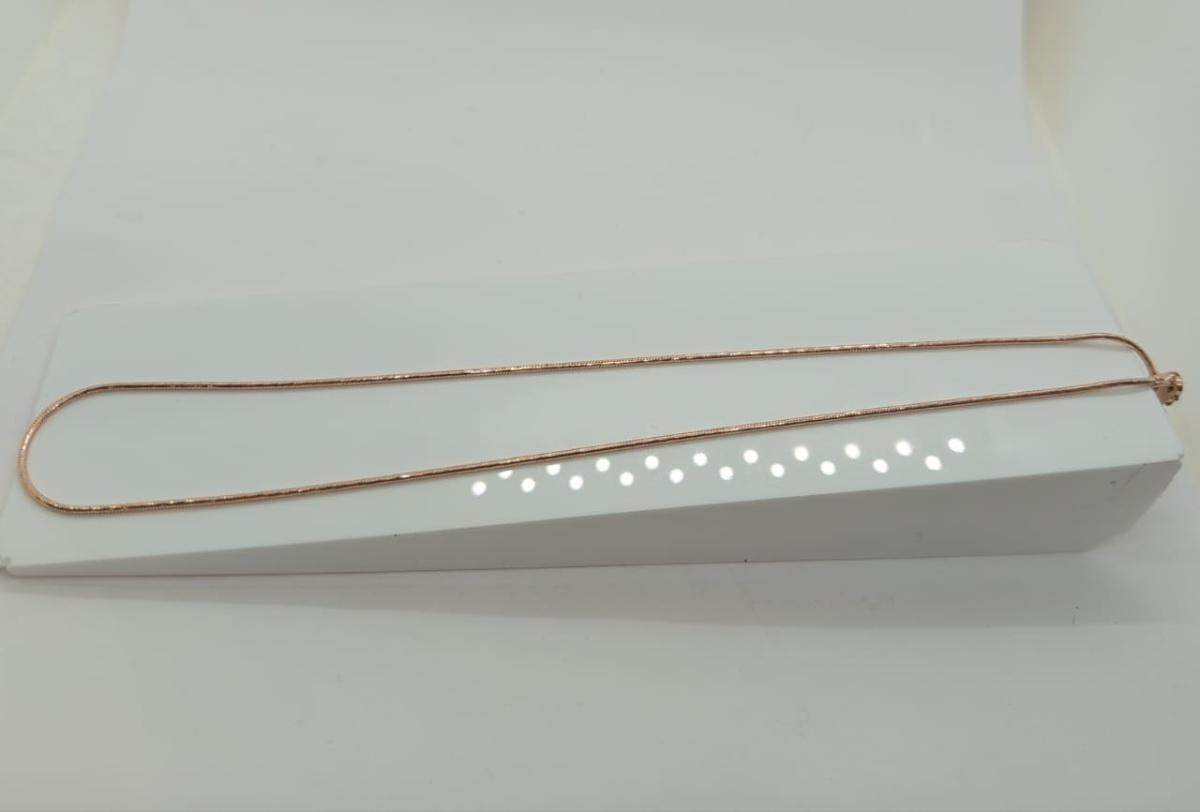 НЦ 12-078 ЦЕПЬ ПОЛНОВЕСНАЯ Жгут(снейк) (Au 585)