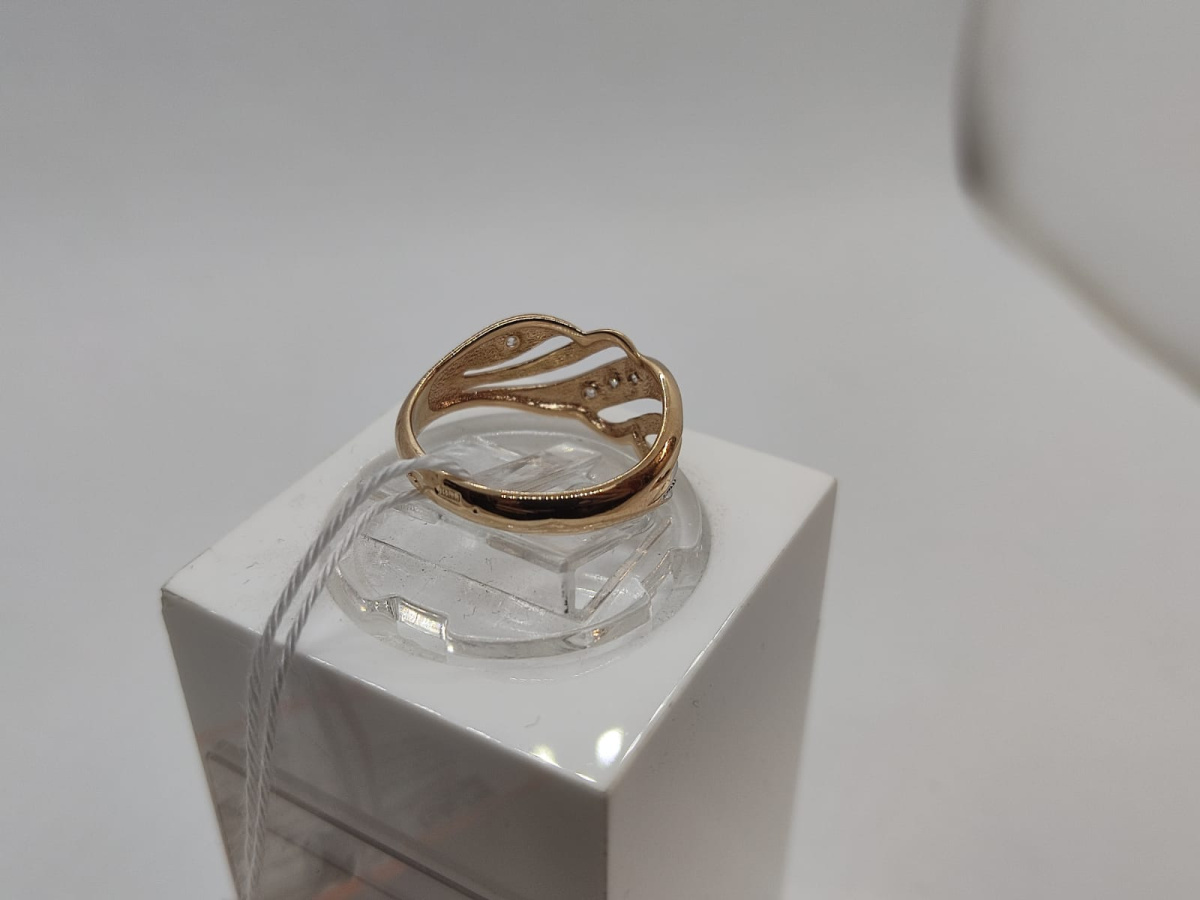КОЛКМИ585 КОЛЬЦО С КАМНЯМИ (Au 585)