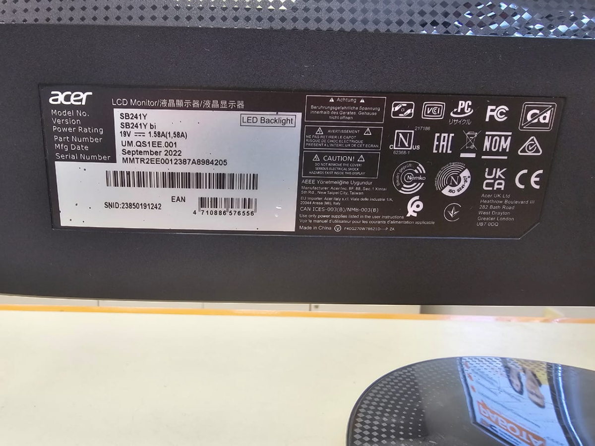 Монитор Acer SB271