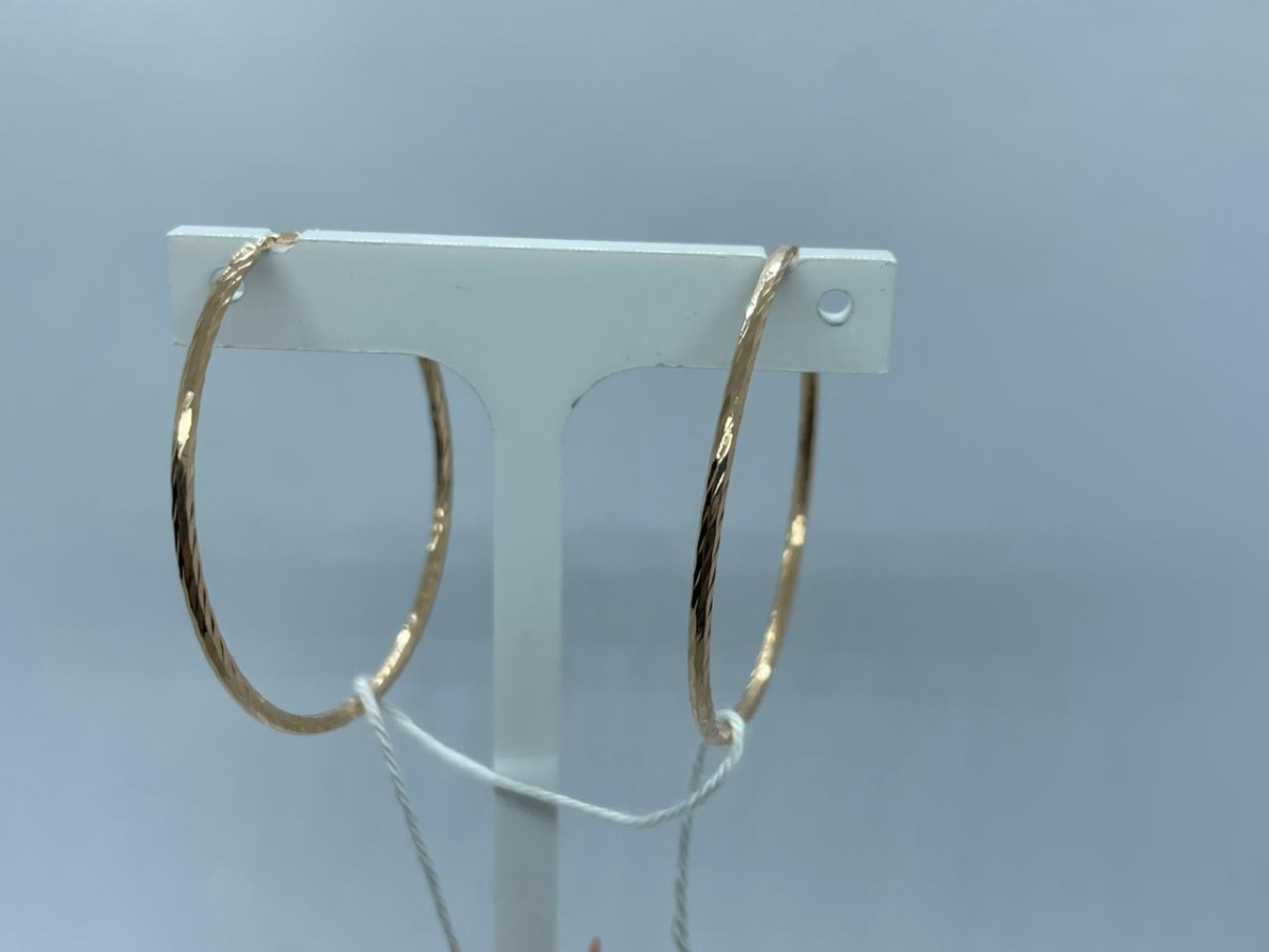 СКОН585 СЕРЬГИ КОНГО (Au 585)