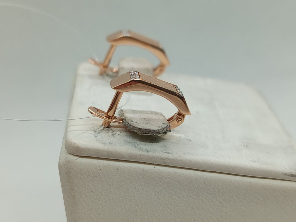 СЕРЬГИ С КАМНЯМИ (Au 585)