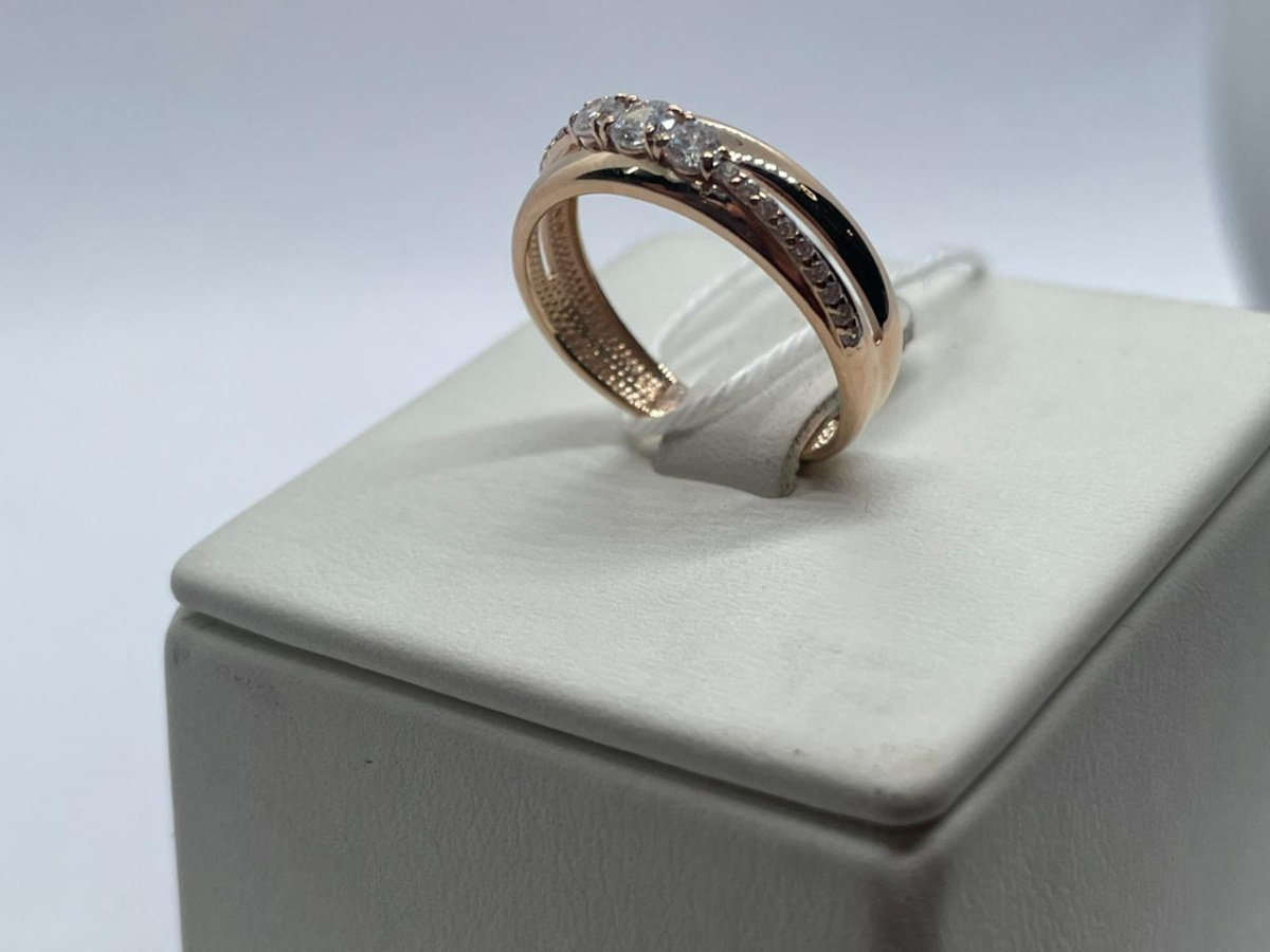 КОЛКМИ585 КОЛЬЦО С КАМНЯМИ (Au 585)