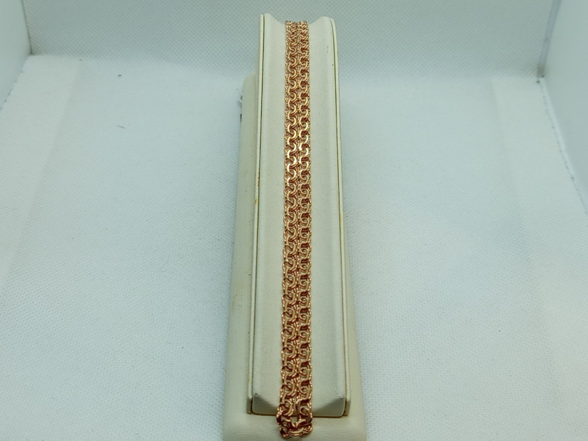 ЦЕПЬ ПУСТОТЕЛАЯ Бисмарк (Au 585)