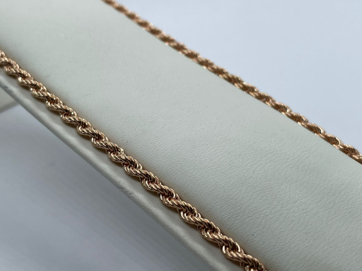 ЦЕПЬ ПОЛНОВЕСНАЯ Веревка (Au 585)