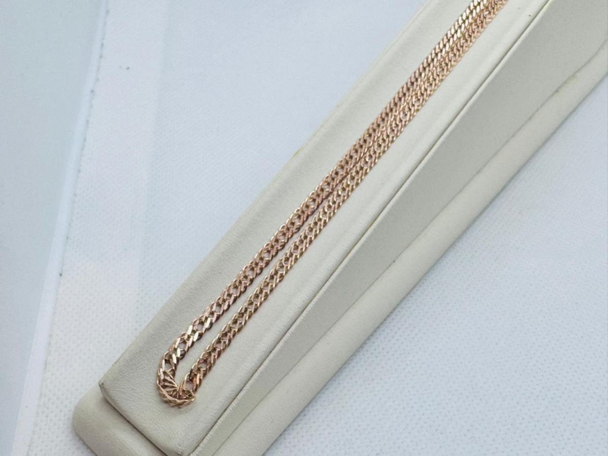 ЦЛР3585 ЦЕПЬ ПОЛНОВЕСНАЯ Ромб тройной (Au 585)