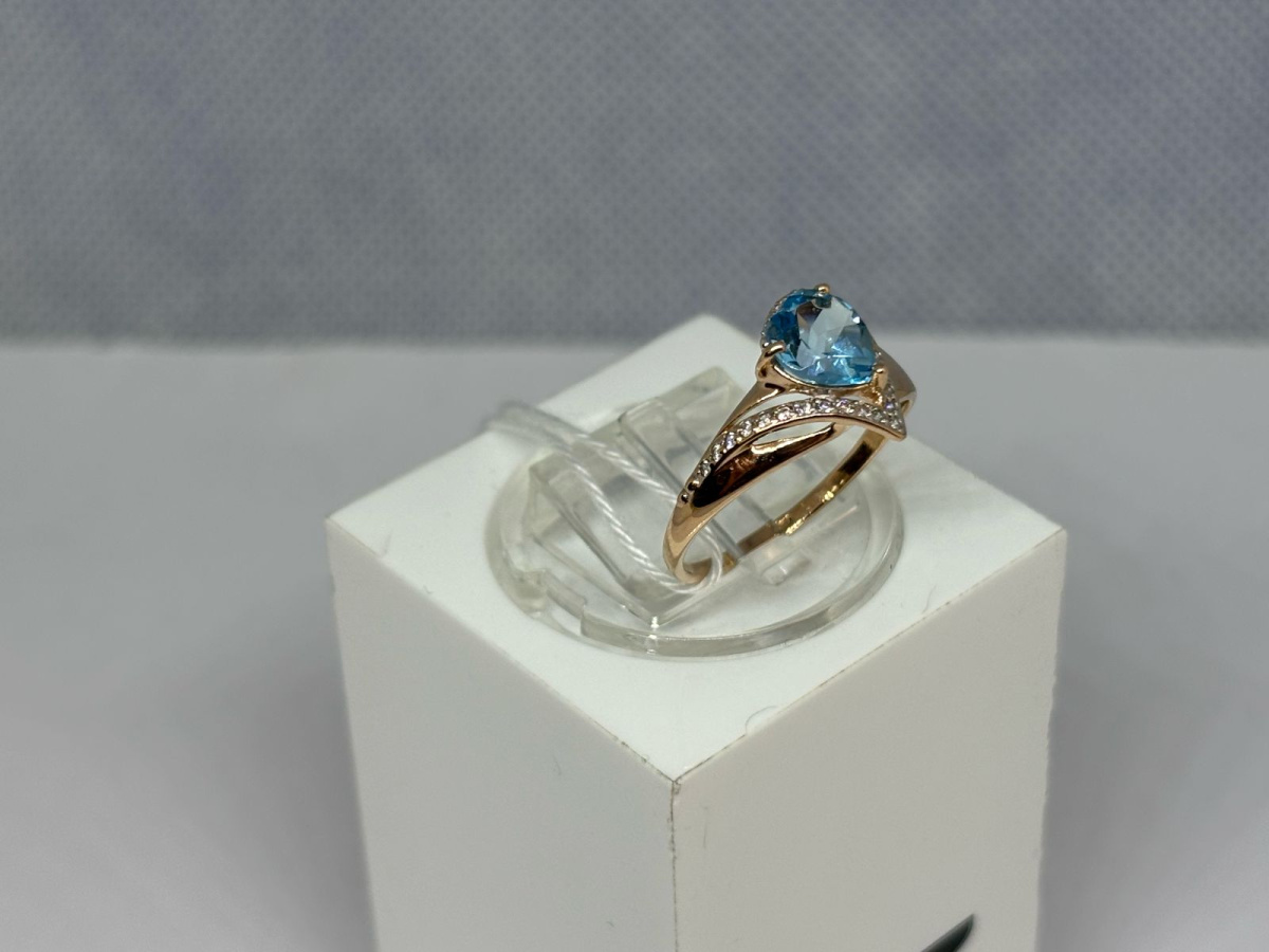 КОЛКМИ585 КОЛЬЦО С КАМНЯМИ (Au 585)