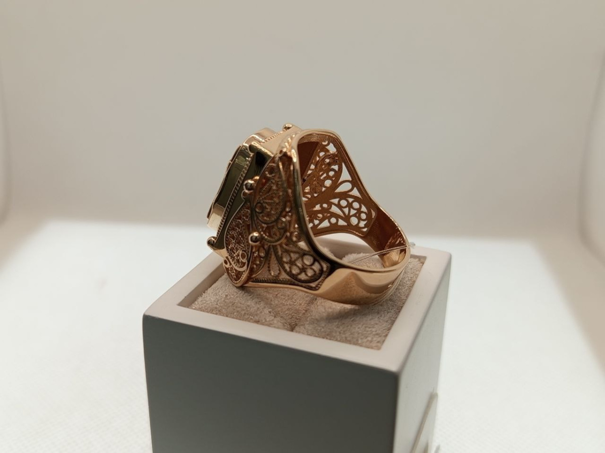 КОЛЬЦО ПЕЧАТКА без камня (Au 585)