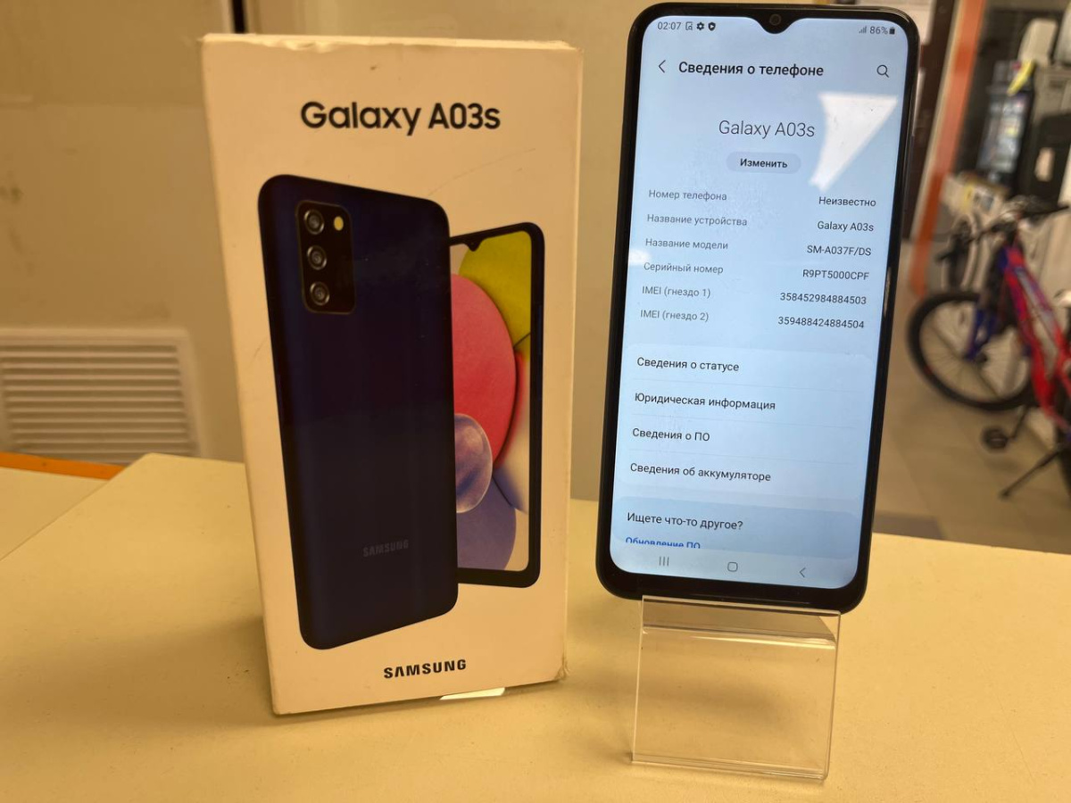 Смартфон Samsung Galaxy A03 3/32