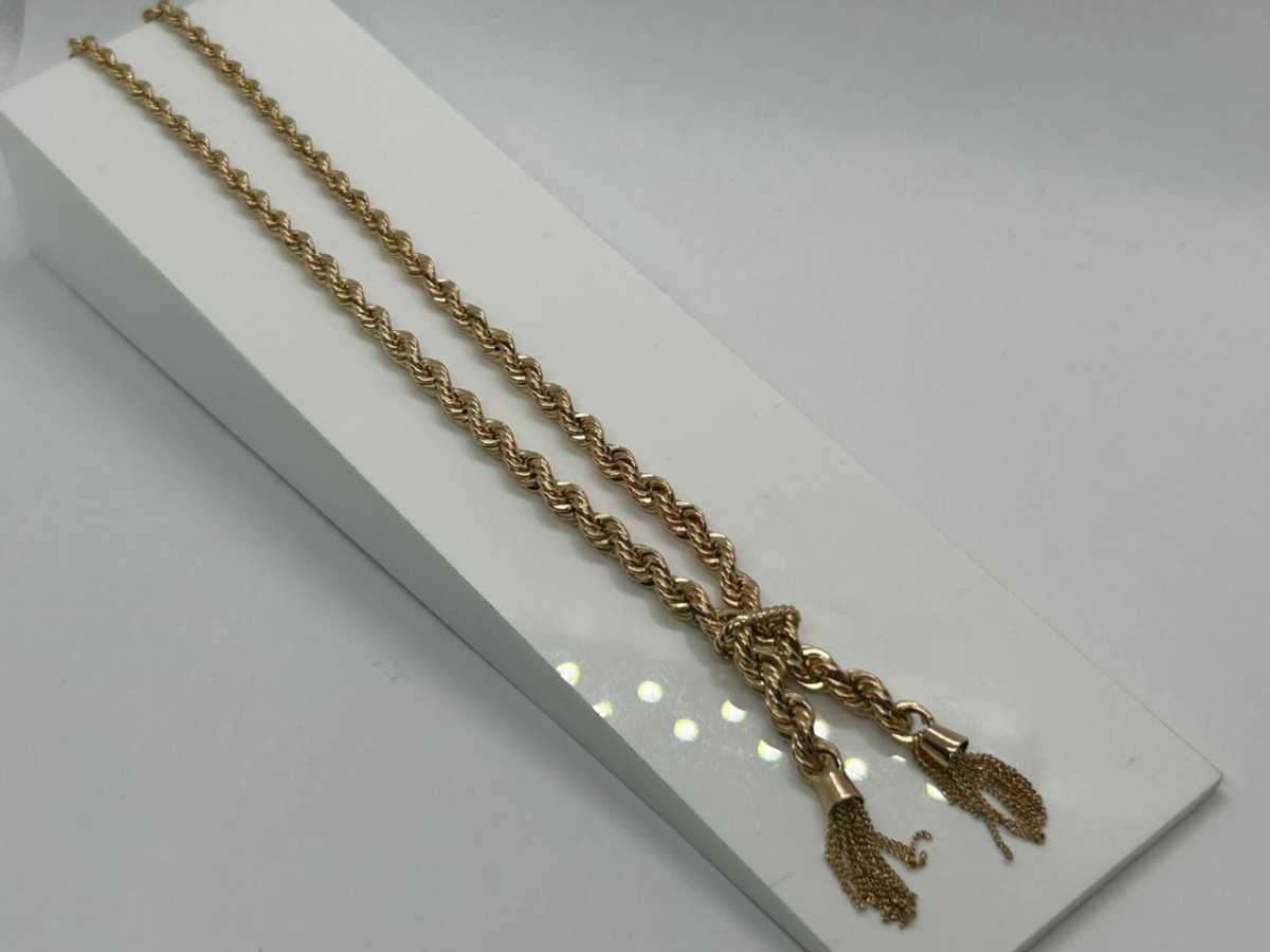 КОЛЬЕ БЕЗ КАМНЯ Au 585 КОЛЬЕ БЕЗ КАМНЯ Au 585