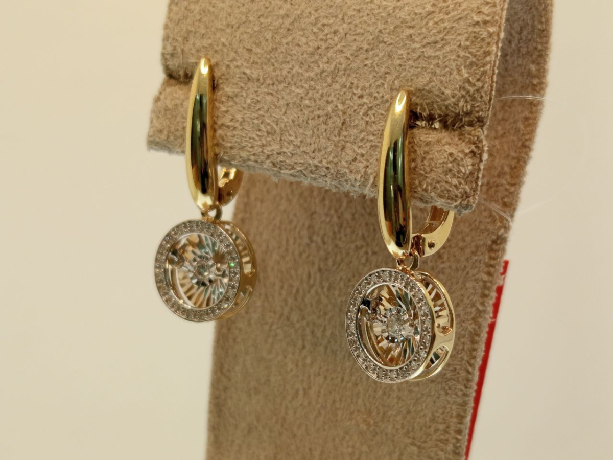 СЕРЬГИ БРИЛЛИАНТ (Au 585)