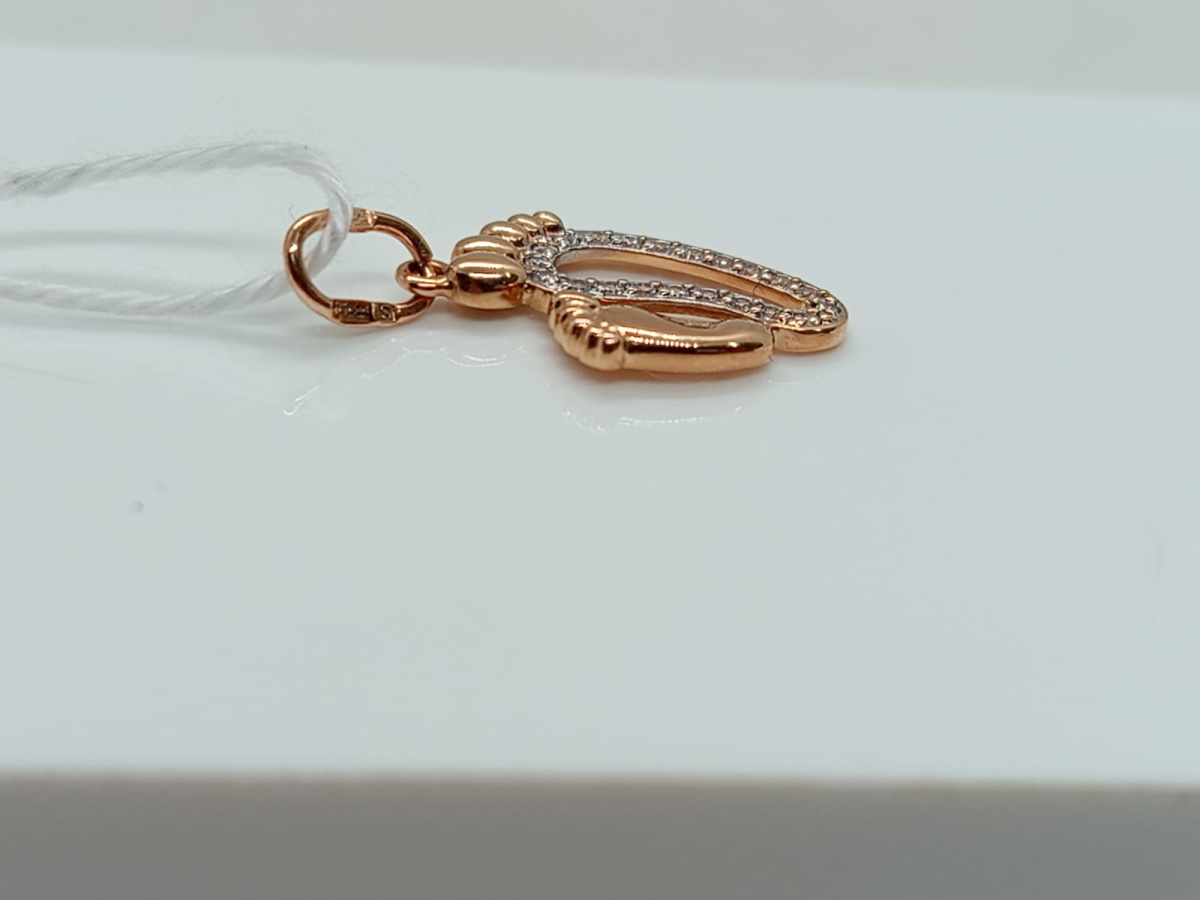 ПОДКМИ585 ПОДВЕСКА С КАМНЯМИ (Au 585)