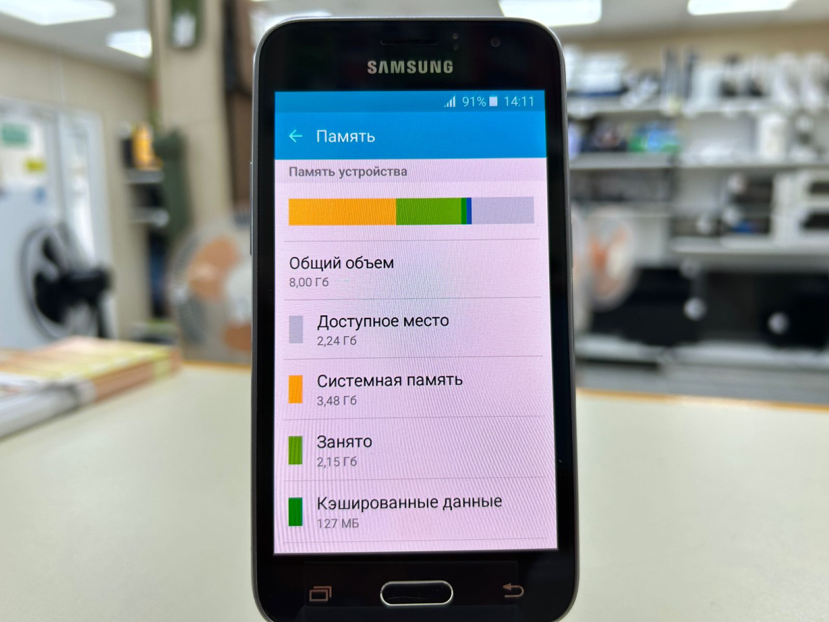 Смартфон Samsung Galaxy J1 2016 1/8