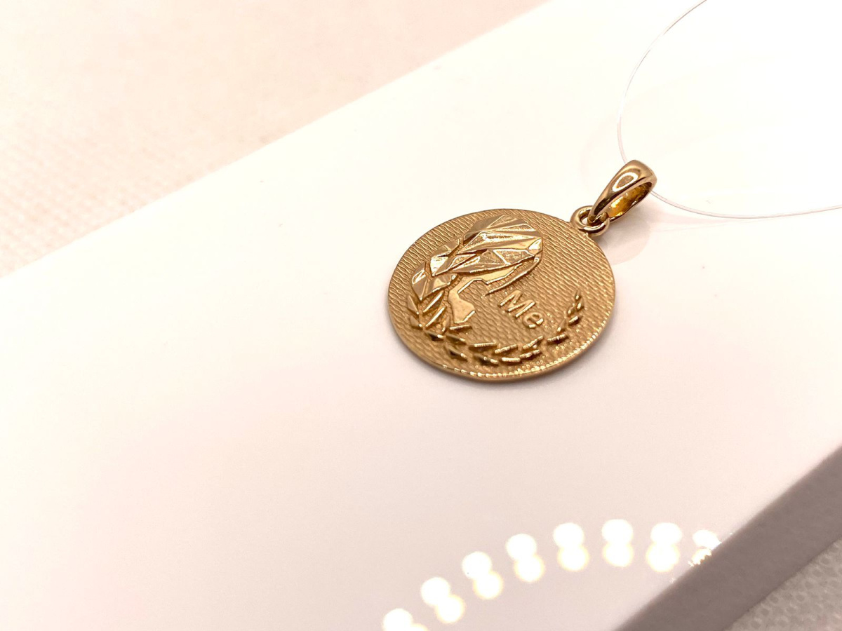 ПОДВЕСКА ЗНАК ЗОДИАКА ДЕВА (Au 585)