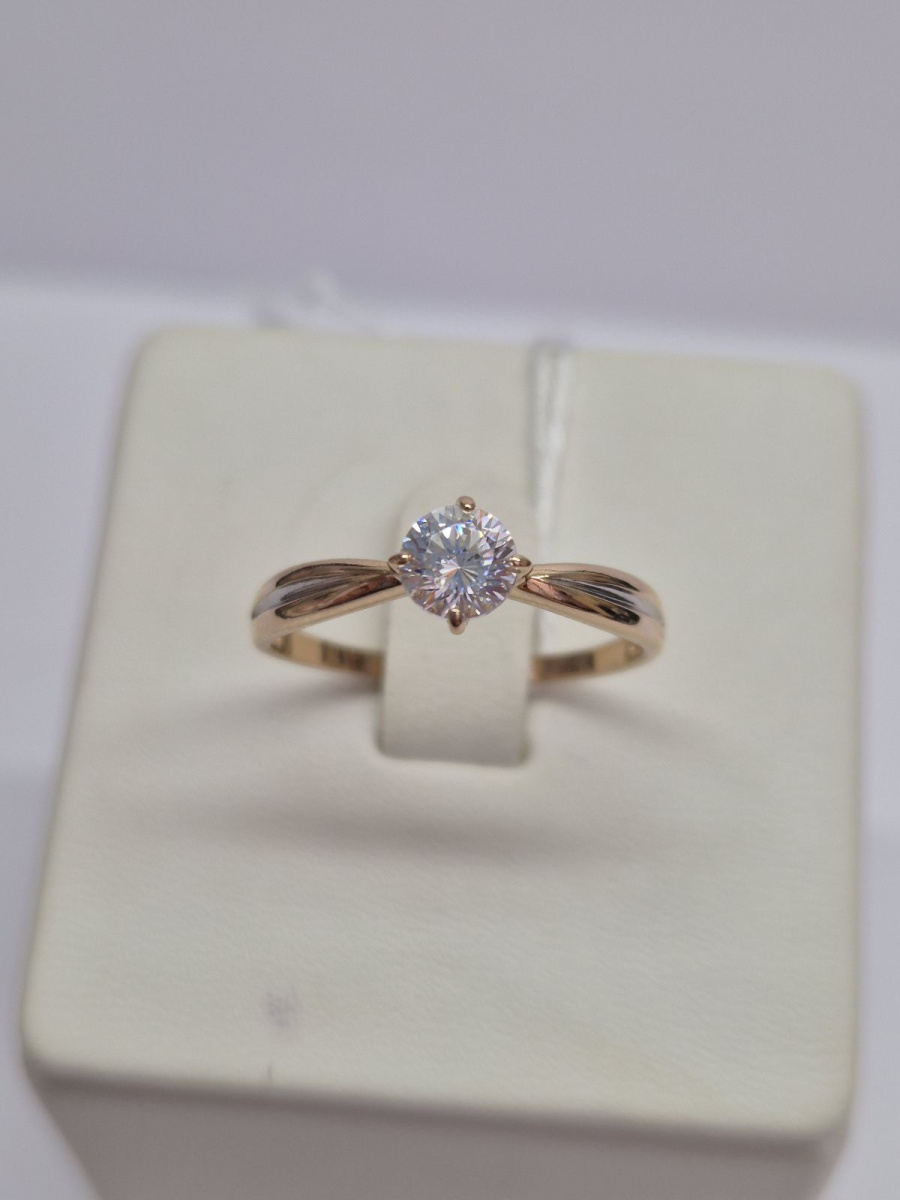 КОЛКМ585 КОЛЬЦО С КАМНЕМ (Au 585)