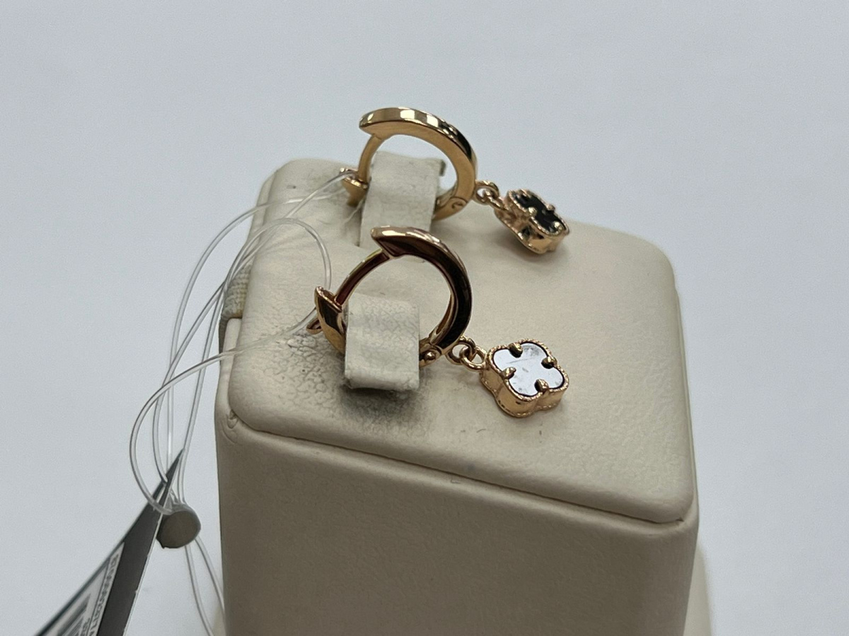 СЕРЬГИ С КАМНЕМ (Au 585)