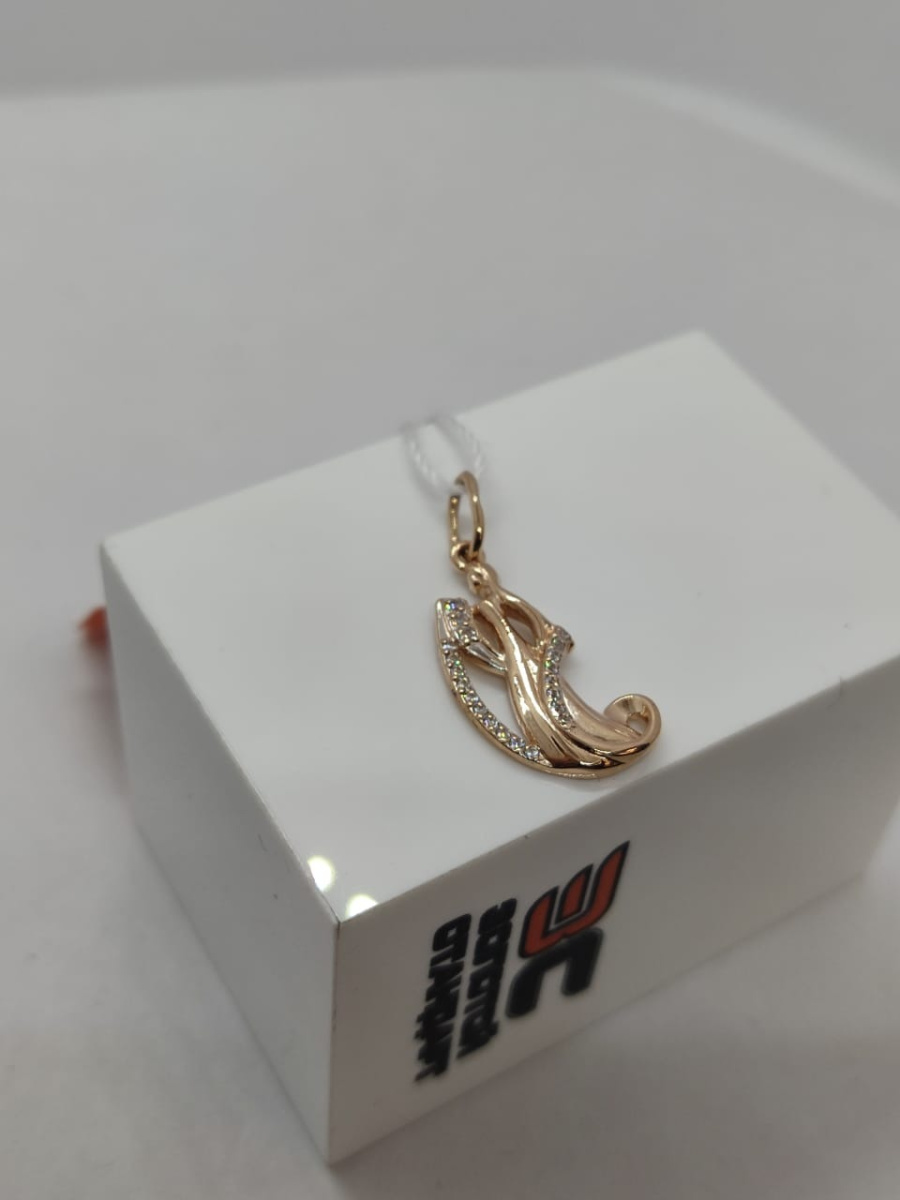 ПОДКМИ585 ПОДВЕСКА С КАМНЯМИ (Au 585)