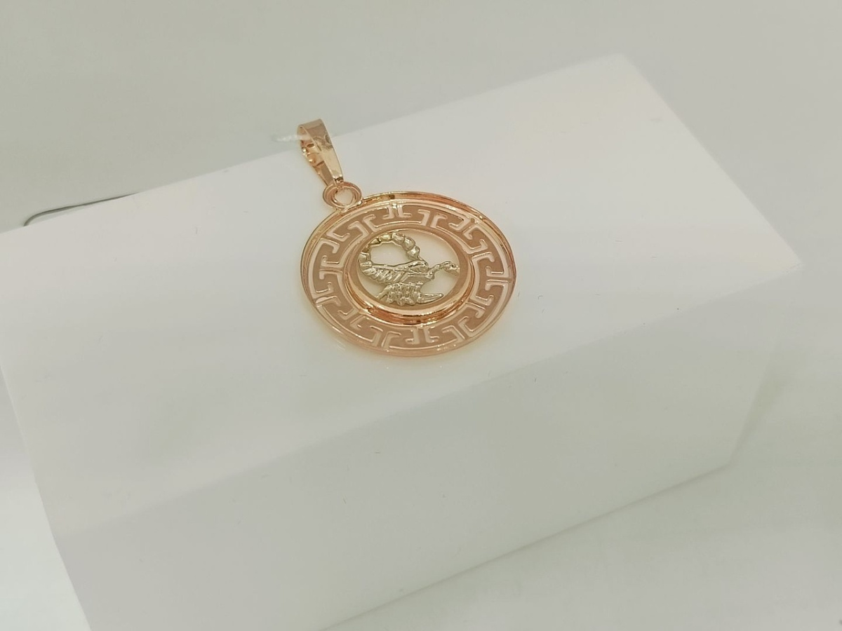 ПОДВЕСКА ЗНАК ЗОДИАКА СКОРПИОН (Au 585)