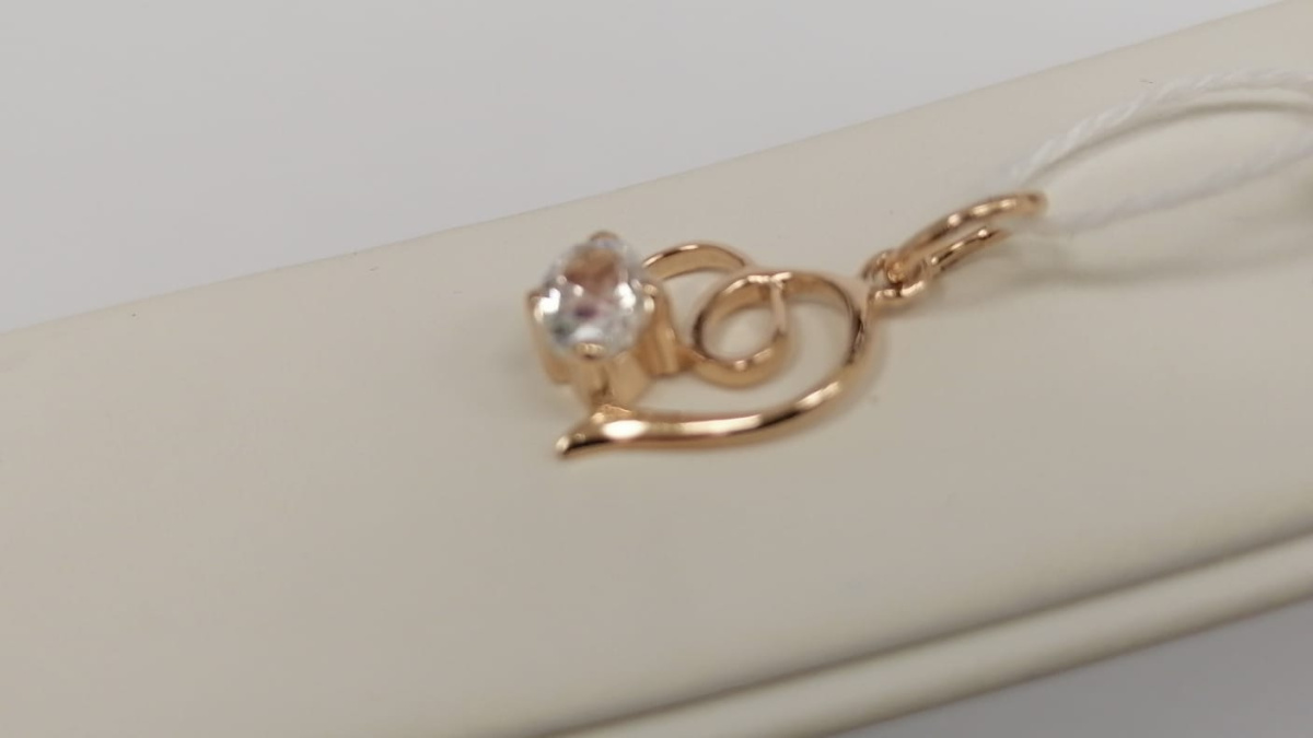 ПОДВЕСКА С КАМНЕМ (Au 585)