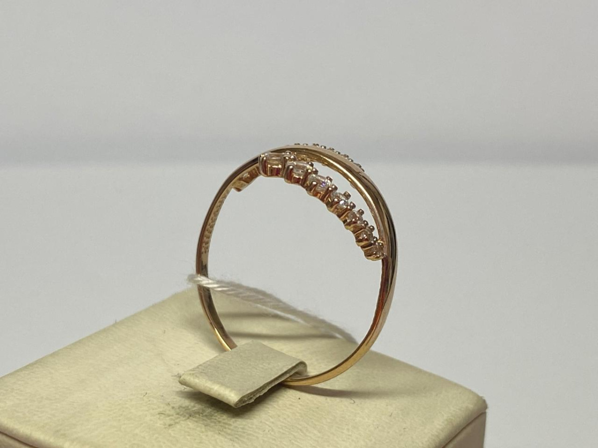 КОЛКМИ585 КОЛЬЦО С КАМНЯМИ (Au 585)