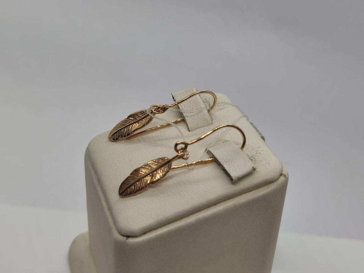 СЕРЬГИ БЕЗ КАМНЯ (Au 585)